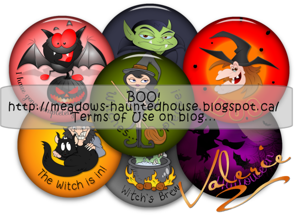 Halloween 16 Button Brad Pack For 2015, Ready For Download - Digital Scrapbooking (609x443), Png Download