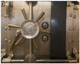 Huge Inenetrable Vintage Bank Vault Massive Handle - Pomysł Na Prezent: Ocean’s 2 - Escape Room - Warszawa (400x400), Png Download