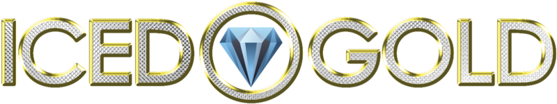 Iced Gold - Emblem (900x398), Png Download