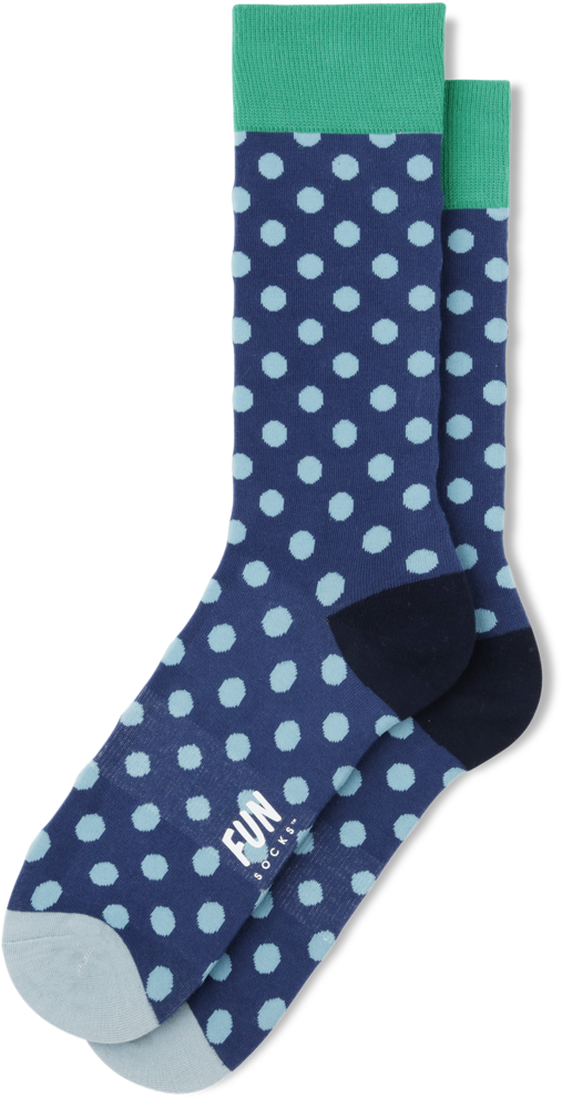 Men's Polka Dot Socks - Sock (1080x1080), Png Download