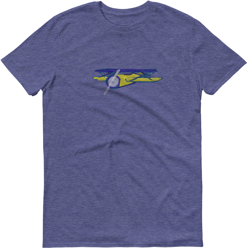 Vintage Airplane Short Sleeve T Shirt - Google Bike Shirt (1000x1000), Png Download