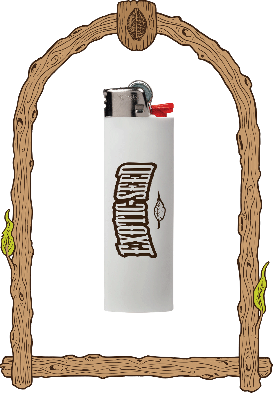 Bic-lighter Exotic Seed Logo - Seed (940x1350), Png Download