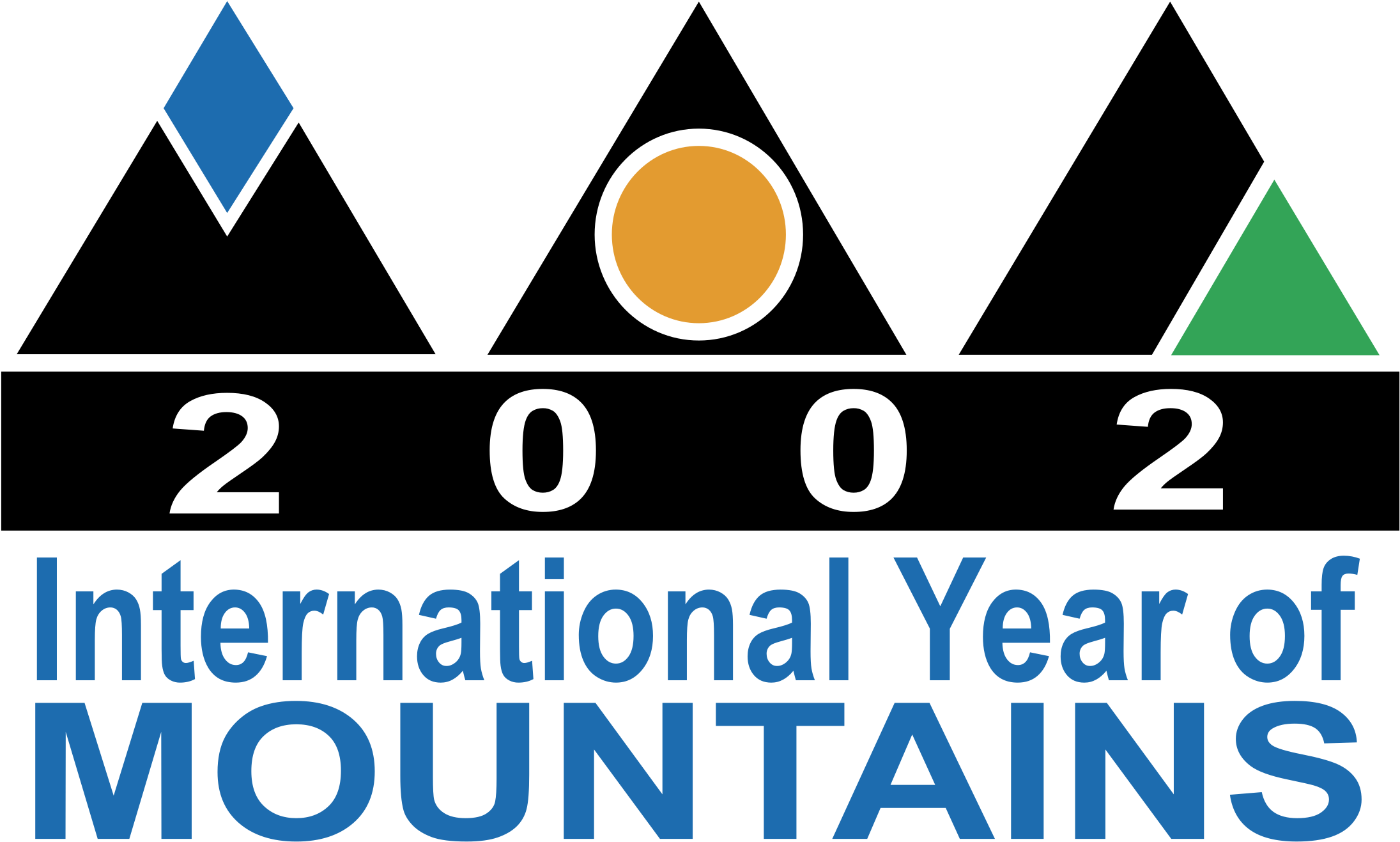 2002 International Year Of Mountains Logo Png Transparent - International Year Of Mountains (2400x2400), Png Download