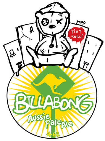 Beer - Billabong - Tiny Rebel Brewery Logo (355x476), Png Download