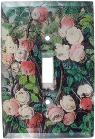 Rose Garland Rose Garland - Decoupage (500x500), Png Download