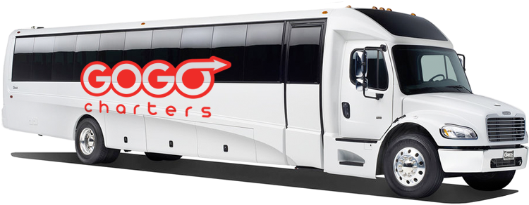 35 Passenger Minibus - Small White Coach Bus (842x473), Png Download