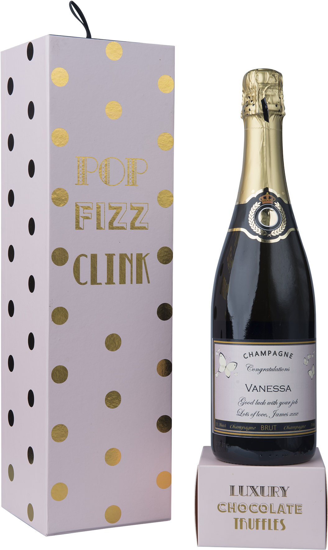 Personalised Champagne & Truffles - Champagne (1335x2000), Png Download