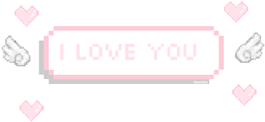 Tumblr Cute Love Pixel Angel Freetoedit Wings Aesthetic - Pixel Stickers Tumblr Cute (500x342), Png Download