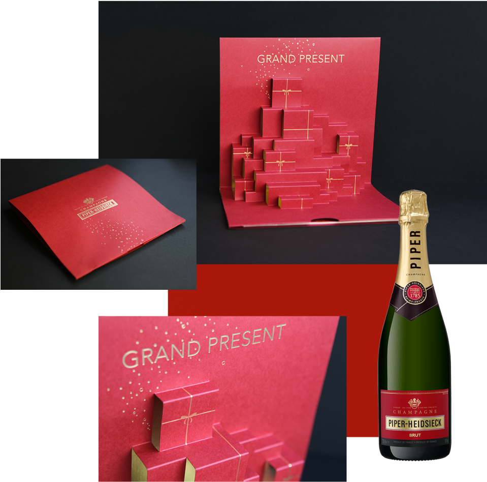 Crédits - Piper-heidsieck Cuvee Brut Non Vintage Champagne (958x1024), Png Download