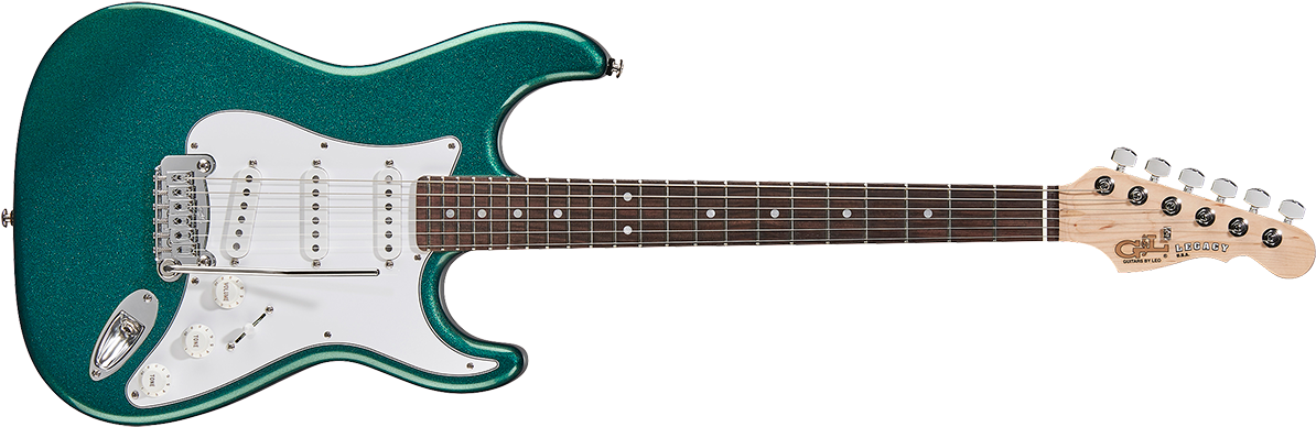 Made In Fullerton Guitars - Fender Classic 60s Stratocaster Lake Placid Blue (1200x390), Png Download