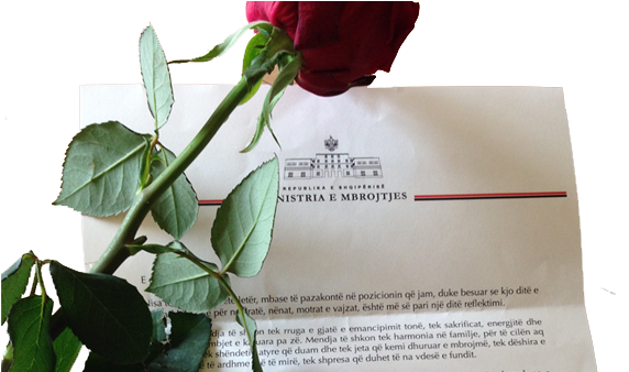 March 8th, Minister Kodheli Writes A Congratulatory - Floribunda (636x337), Png Download