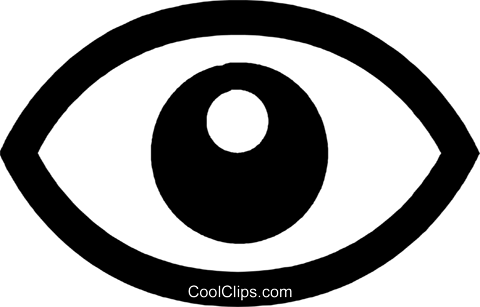 Human Eyes Royalty Free Vector Clip Art Illustration - Vector Graphics (480x307), Png Download