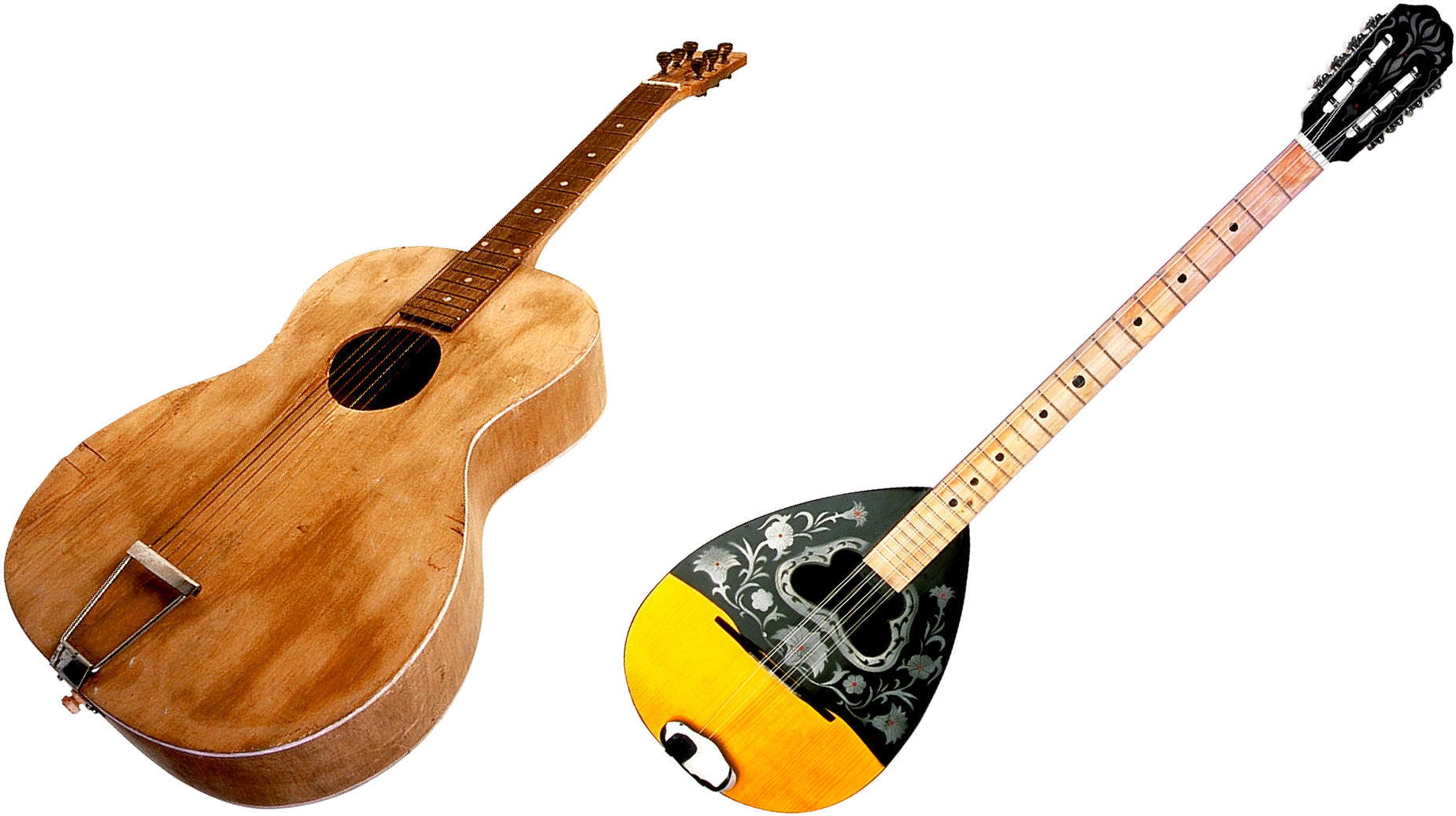 Two Guitars - Guitar (1920x1090), Png Download