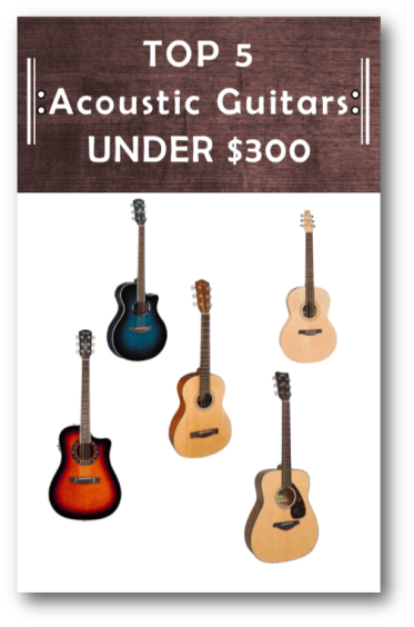 Top 5 Acoustic Guitars Under - Yamaha Fg800 Folk Acoustic Guitar Natural With Road (373x564), Png Download