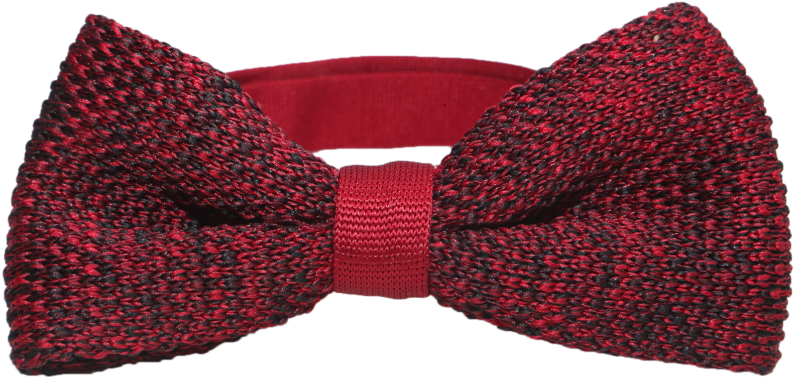 Black Red Knit Bow Tie - Necktie (2048x1365), Png Download