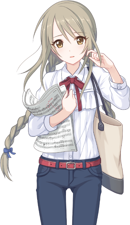 Cool Human Staff Misumi Chika Normal Start 1 Sad - Princess Connect (1000x1000), Png Download