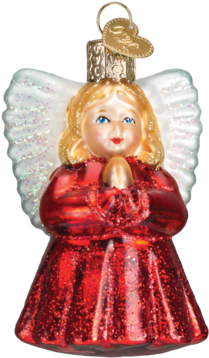 Baby Angel Ornament - Old World Christmas Baby Angel Ornament (387x387), Png Download