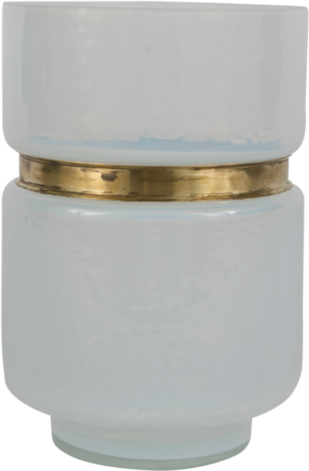 Gold Leaf Design Group Milk Glass Vases - Vase (800x775), Png Download