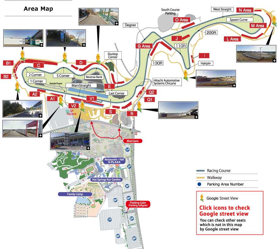 Make Horizontal Scrolling To See Entire Items - Suzuka Circuit Map (918x840), Png Download