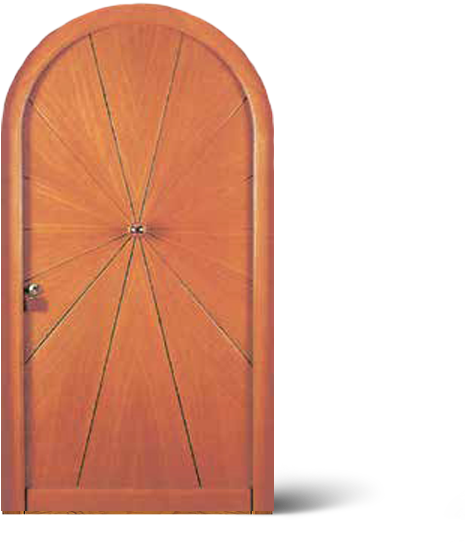 Arched Front Doors - Door (640x640), Png Download