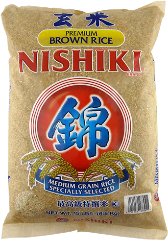 Brown Rice - Nishiki Brown Rice - 15 Lb Bag (354x500), Png Download