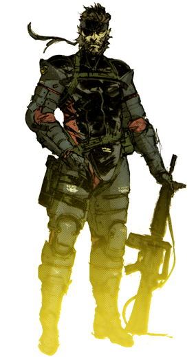 Mgs Peace Walker Art (372x531), Png Download