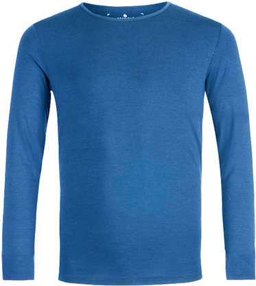 Action Merino Long Sleeves T-shirt - Collegepaita (400x492), Png Download