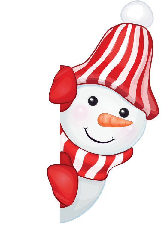 Tubes Noel Bonhommes De Neiges Tubes Christmas Amp - Santa Claus Asomandose (536x800), Png Download