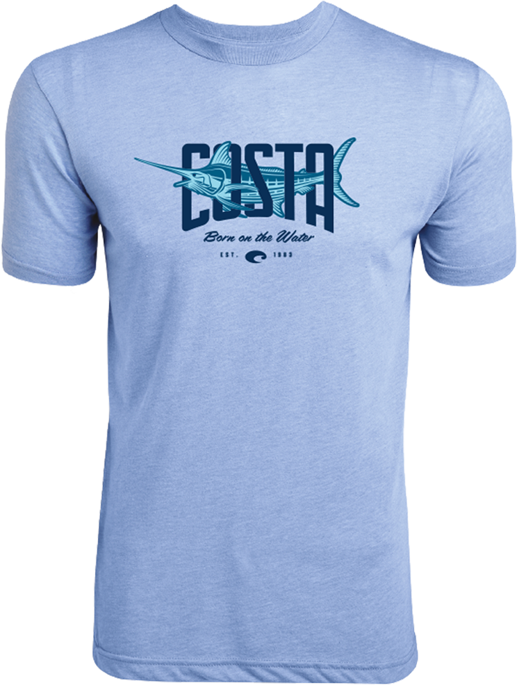 Costa Del Mar Price In Athletic Blue Heather, Size - Sleeve (2000x1000), Png Download