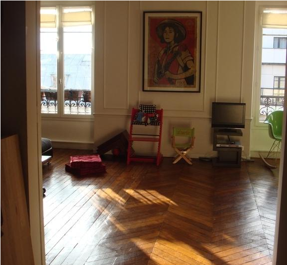3 Bedrooms Flat In Paris, Hausmannien Style - Wood Flooring (800x533), Png Download