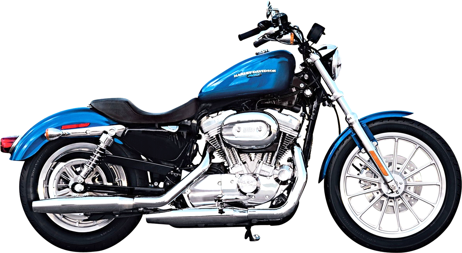 Harley Davidson Blue Motorcycle Bike Png Image Pngpix - Harley Davidson Blue Bike (1538x880), Png Download