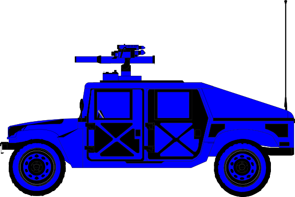 How To Set Use Blue Hummer Svg Vector (600x400), Png Download