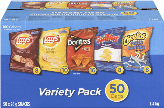Costco Frito Lay Variety Pack Price (500x500), Png Download