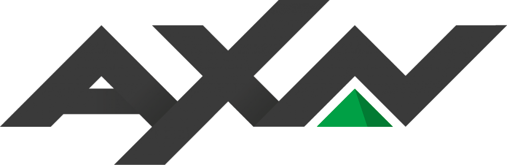 Axn 2015 Logo Green Pyramid - Axn Spin (1024x333), Png Download