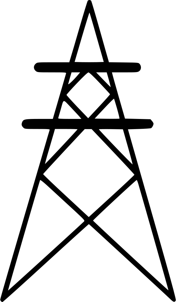Oil Derrick - - Datenfernübertragung (572x980), Png Download