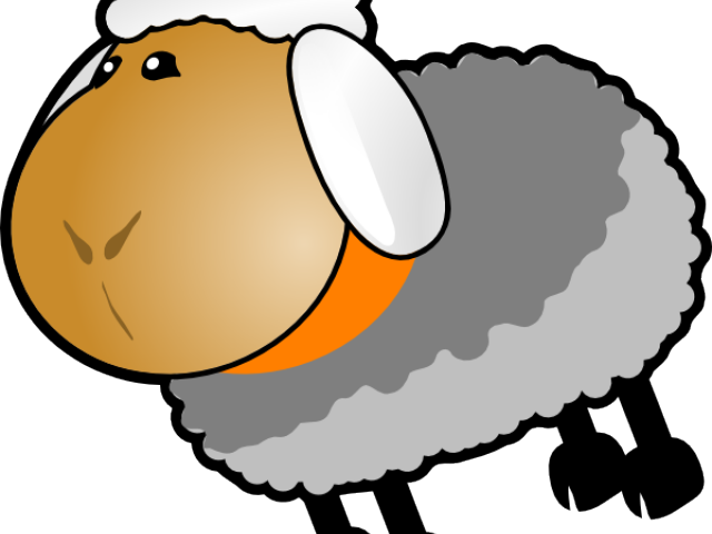Sheep Clipart Yellow - Sheep Clipart Png (640x480), Png Download