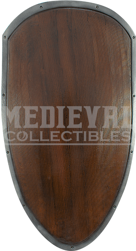 Ready For Battle Large Wooden Shield - Plywood (850x850), Png Download