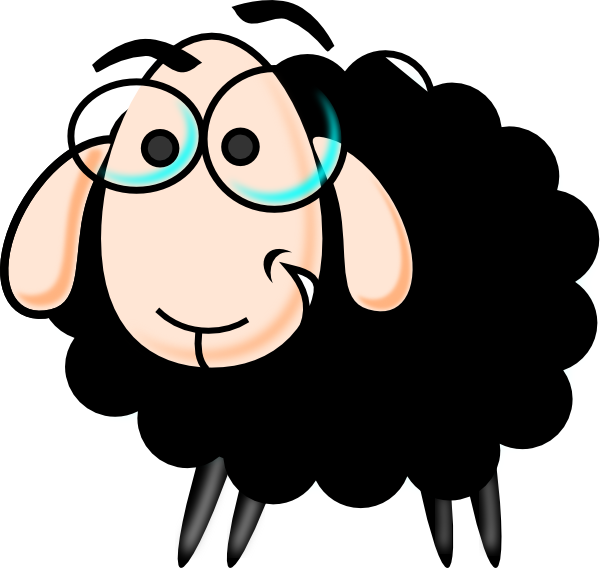 Clipart Resolution 600*568 - Funny Sheep Clipart (600x568), Png Download