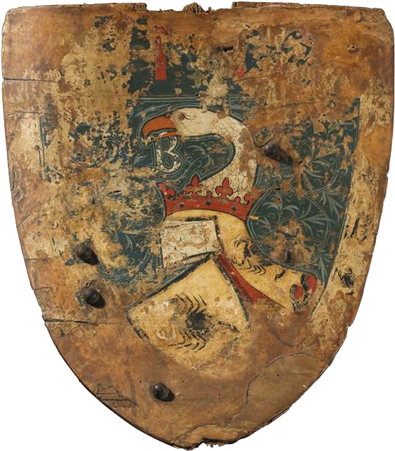 Scudo Da Cavaliere Con L'arma Del Signore Svizzero - Shield (585x664), Png Download