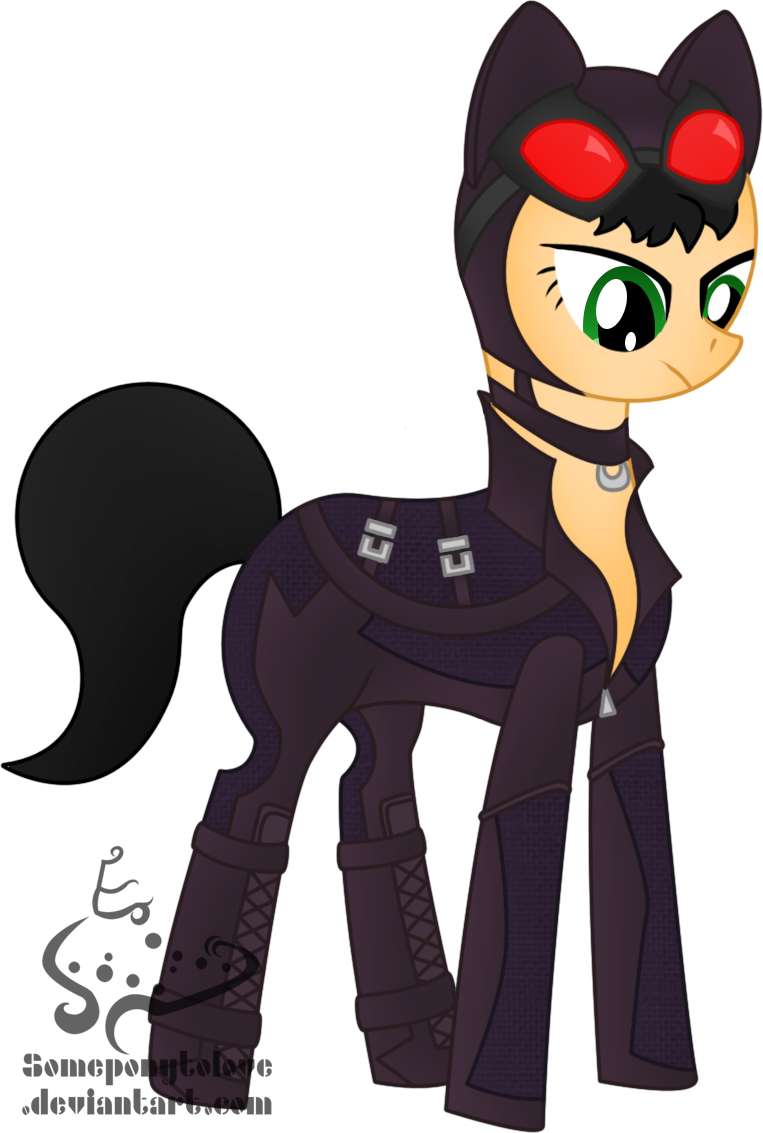 Arkham City, Artist - Catwoman Pony (763x1133), Png Download