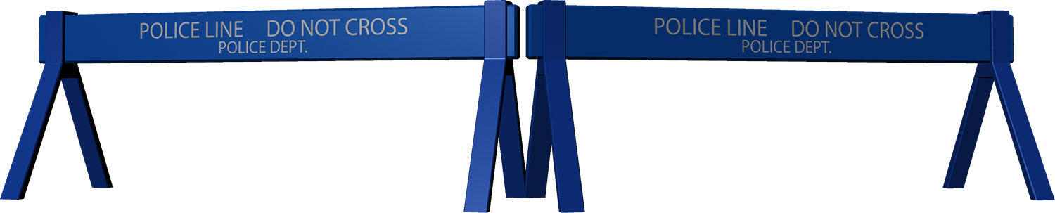 Police Barrier1 - Ski (1500x303), Png Download