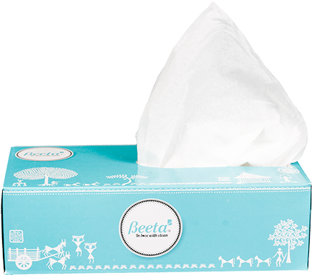 Exquisit Face Tissues Indian - Facial Tissue (555x386), Png Download