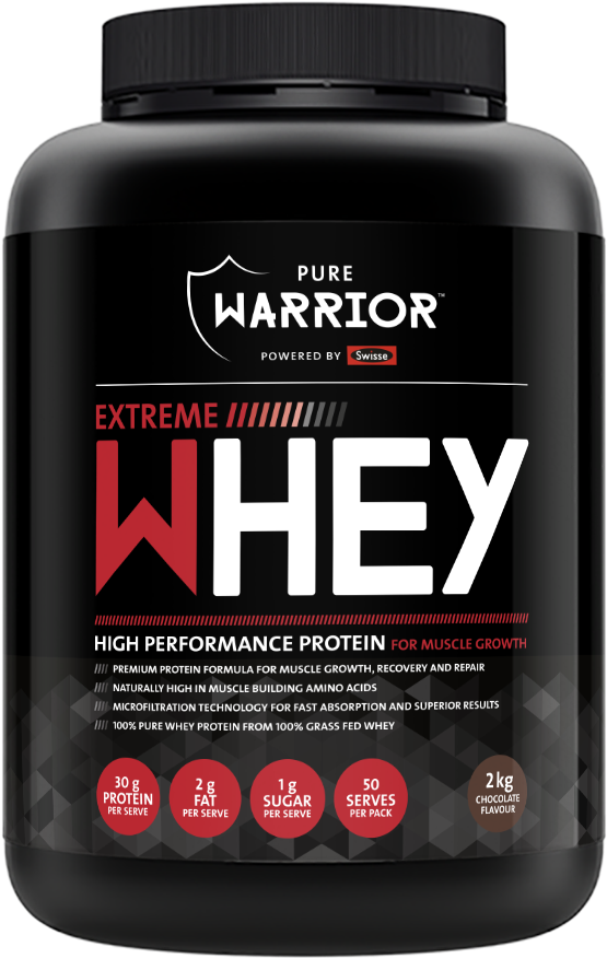 Extreme Whey Chocolate - Pure Warrior Whey (700x880), Png Download