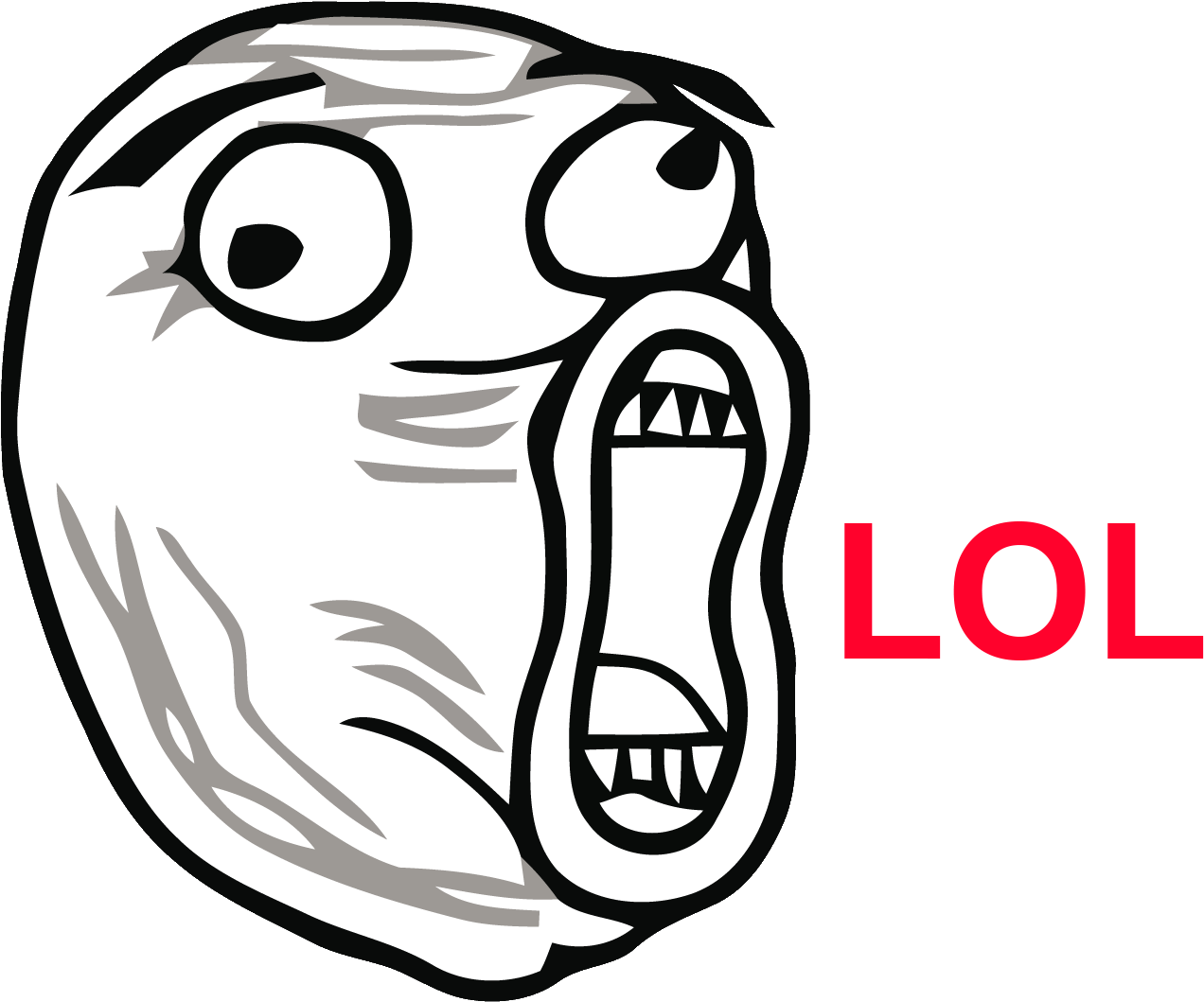 Jeffrey Luxmore - Lol Face (1344x1125), Png Download