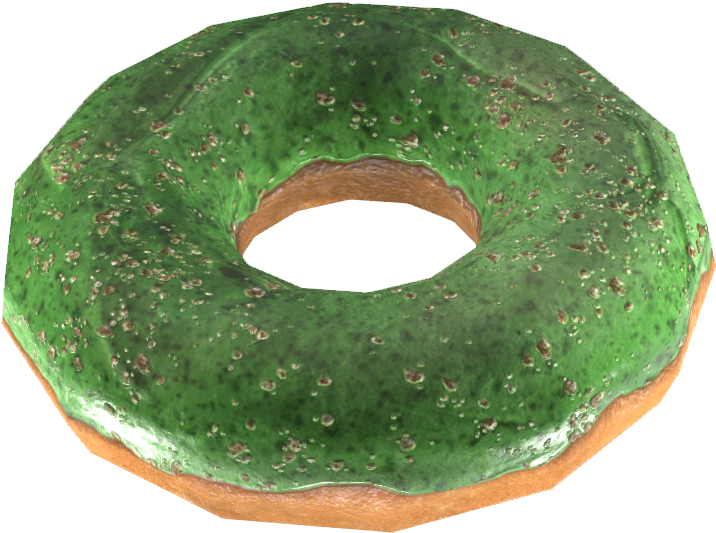 Fo4 Power Pistachio Donut - Ciambella (804x614), Png Download