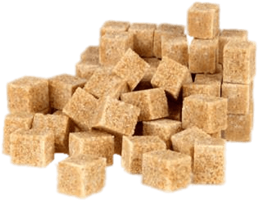 Brown Sugar Cubes (400x400), Png Download