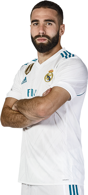 Proud Madridista Real Madrid - Carvajal Real Madrid Png (550x650), Png Download