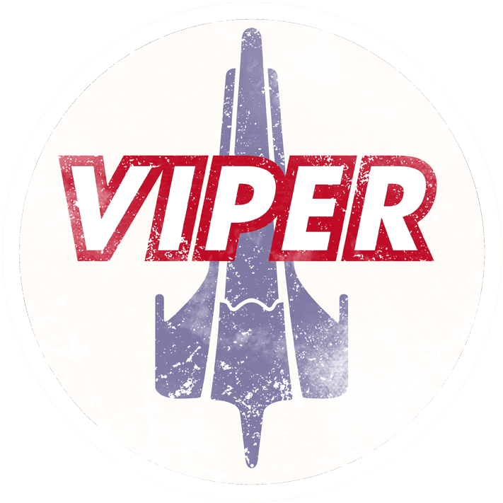 Battlestar Galactica War Torn Viper Logo Youth T Shirt - Label (850x850), Png Download