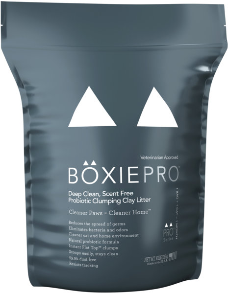 Boxiepro Cat Litter 16 Lb Bag Front Angle - Litter Box (600x600), Png Download