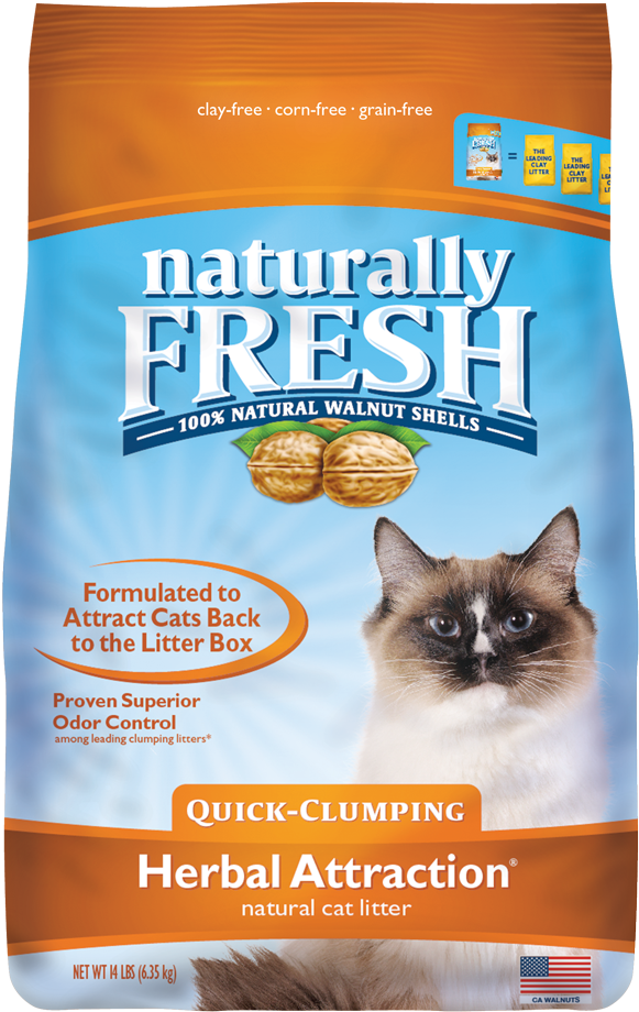 Herbal Attraction® Cat Litter - Blue Buffalo Blue Naturally Fresh Quick-clumping Herbal (692x1000), Png Download